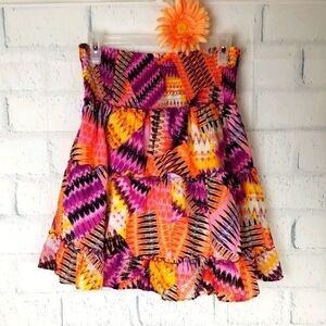 Copper Key Boho Gypsy Skirt. Size M
